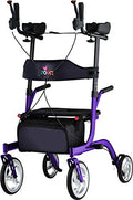 Blue Upright Rollator Walker with Forearm Platform B188503