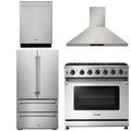 36 Gas Range, Range Hood, Refrigerator, Dishwasher B947575