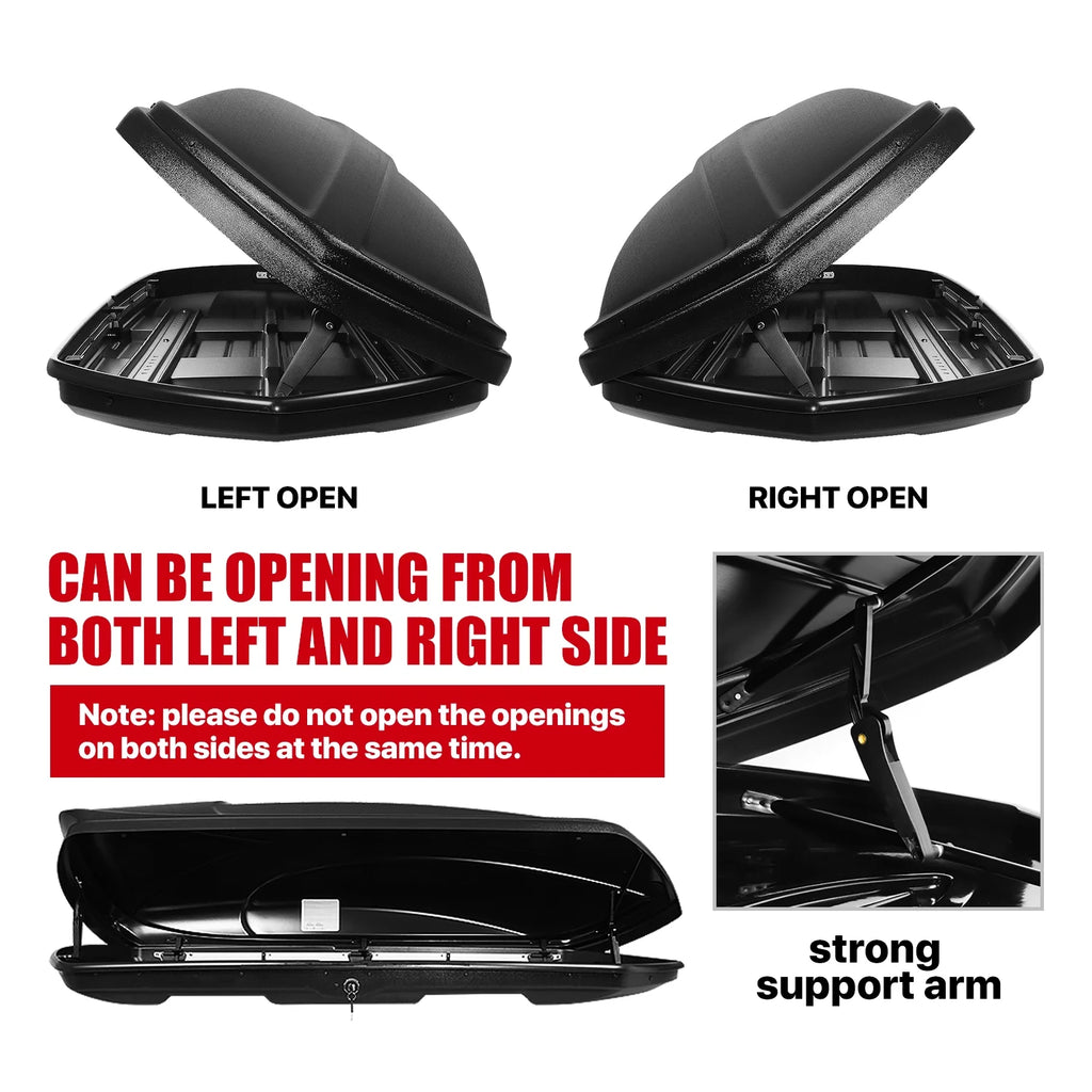 Universal SUV Roof Top Cargo Storage Box with Keys E1428