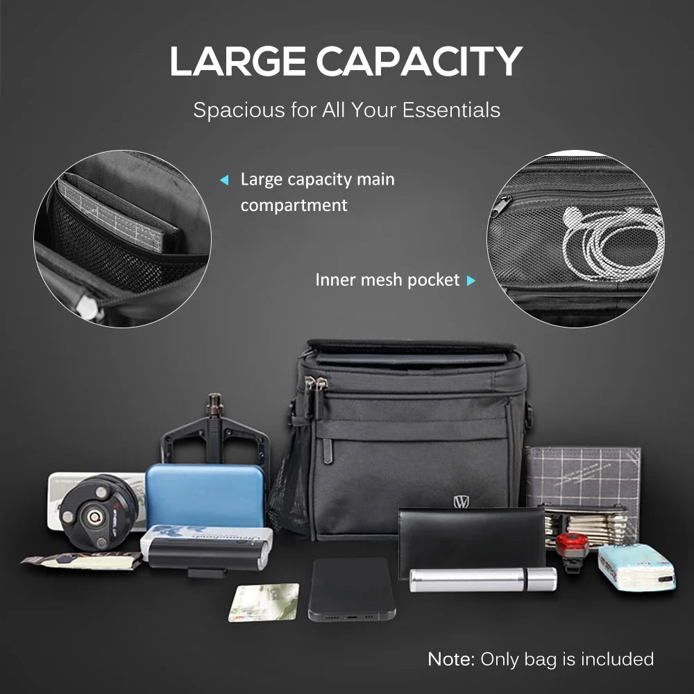 Touch Screen Bike Front Frame Bag Waterproof Phone Holder EVA Handlebar Bag M69393