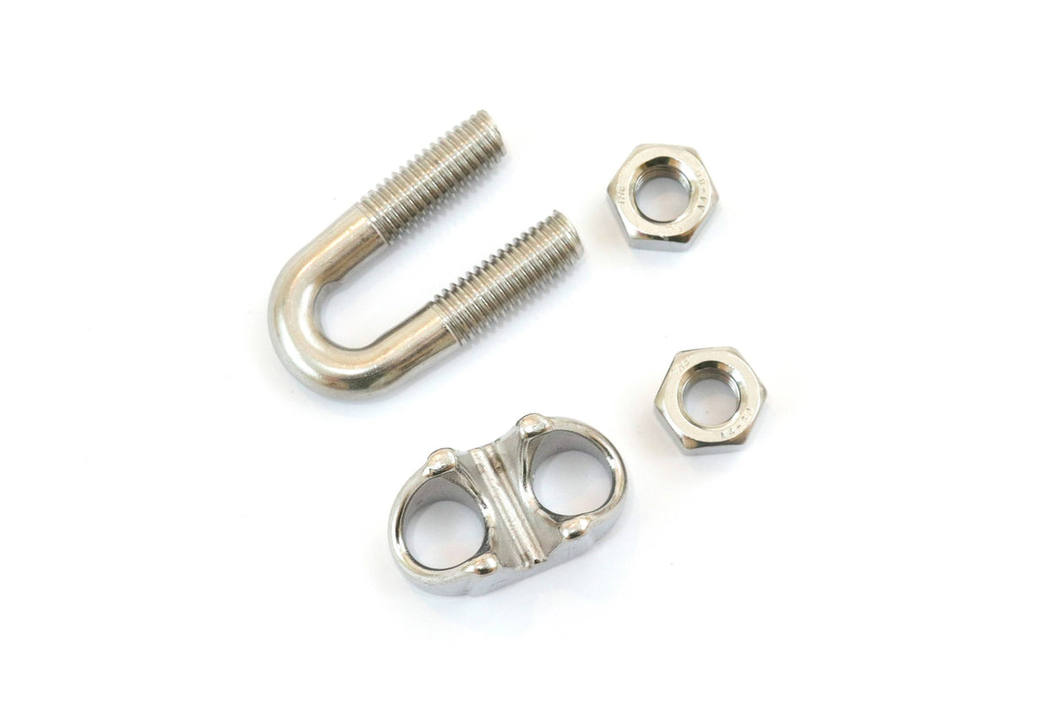 Stainless Steel Wire Rope Cable Clips 1/4 Inches 6mm C220184