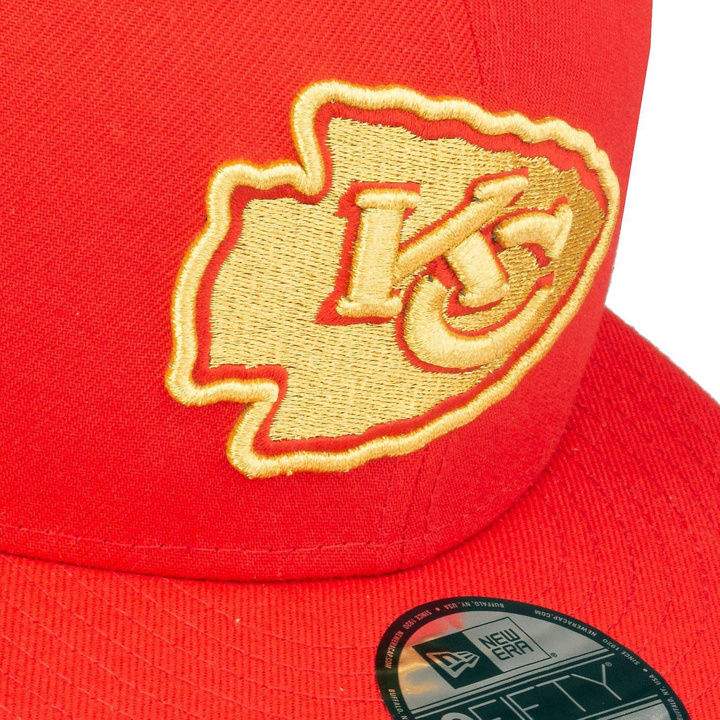 Kansas City Chiefs Red Gold Snapback Cap Y290