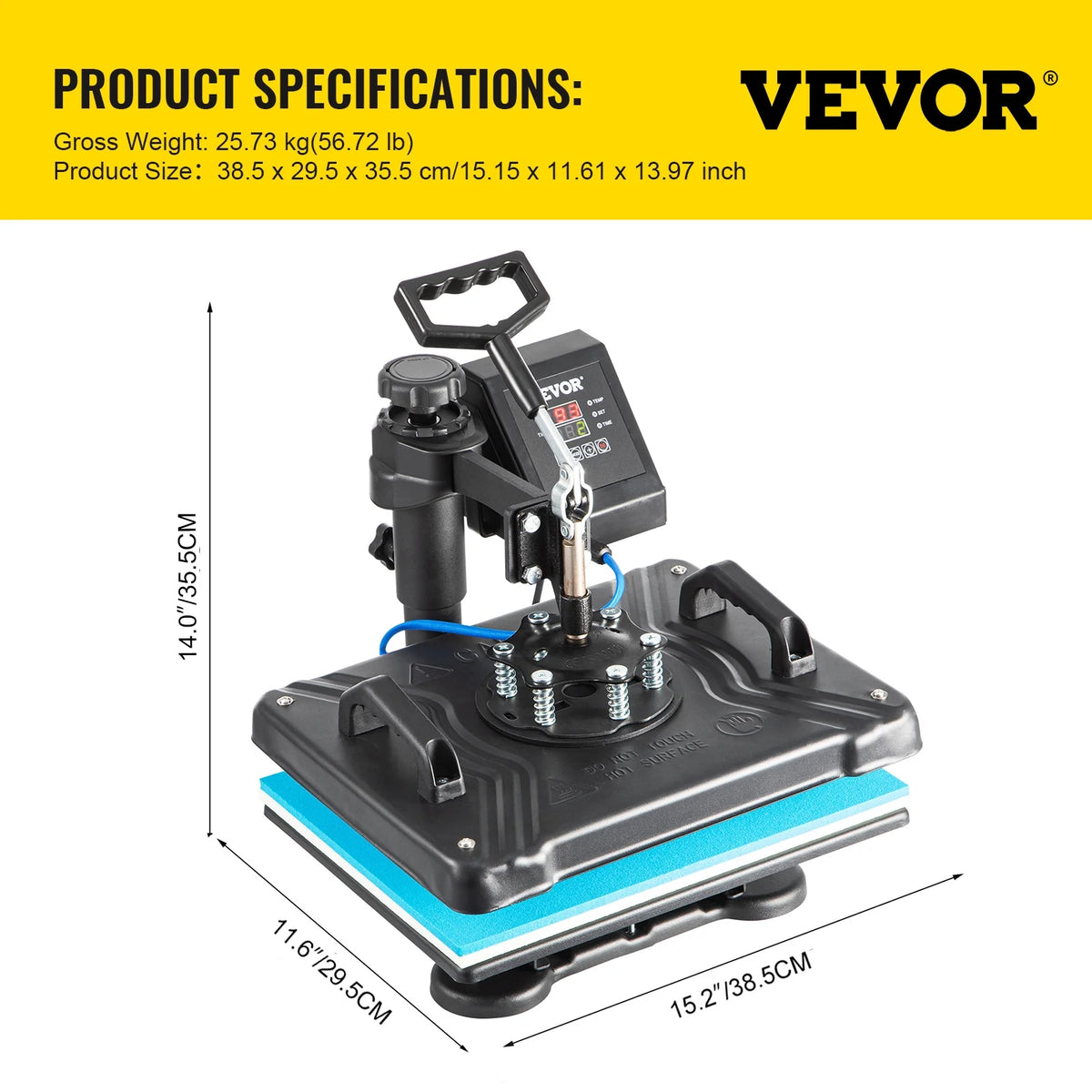 5 in 1 Heat Press Machine Digital Multifunctional Sublimation Q639