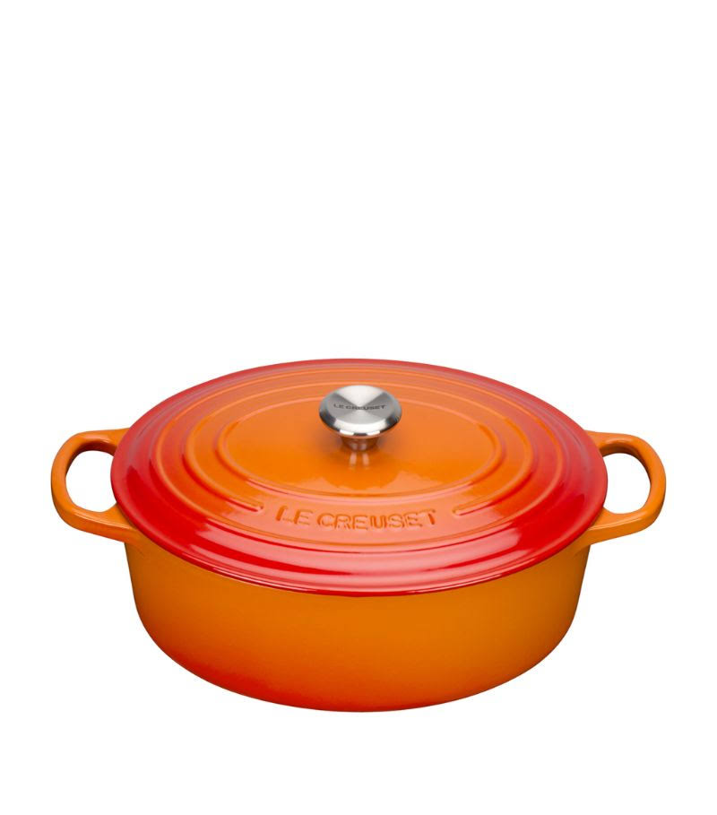 Oval Casserole Dish 25cm Orange P87156