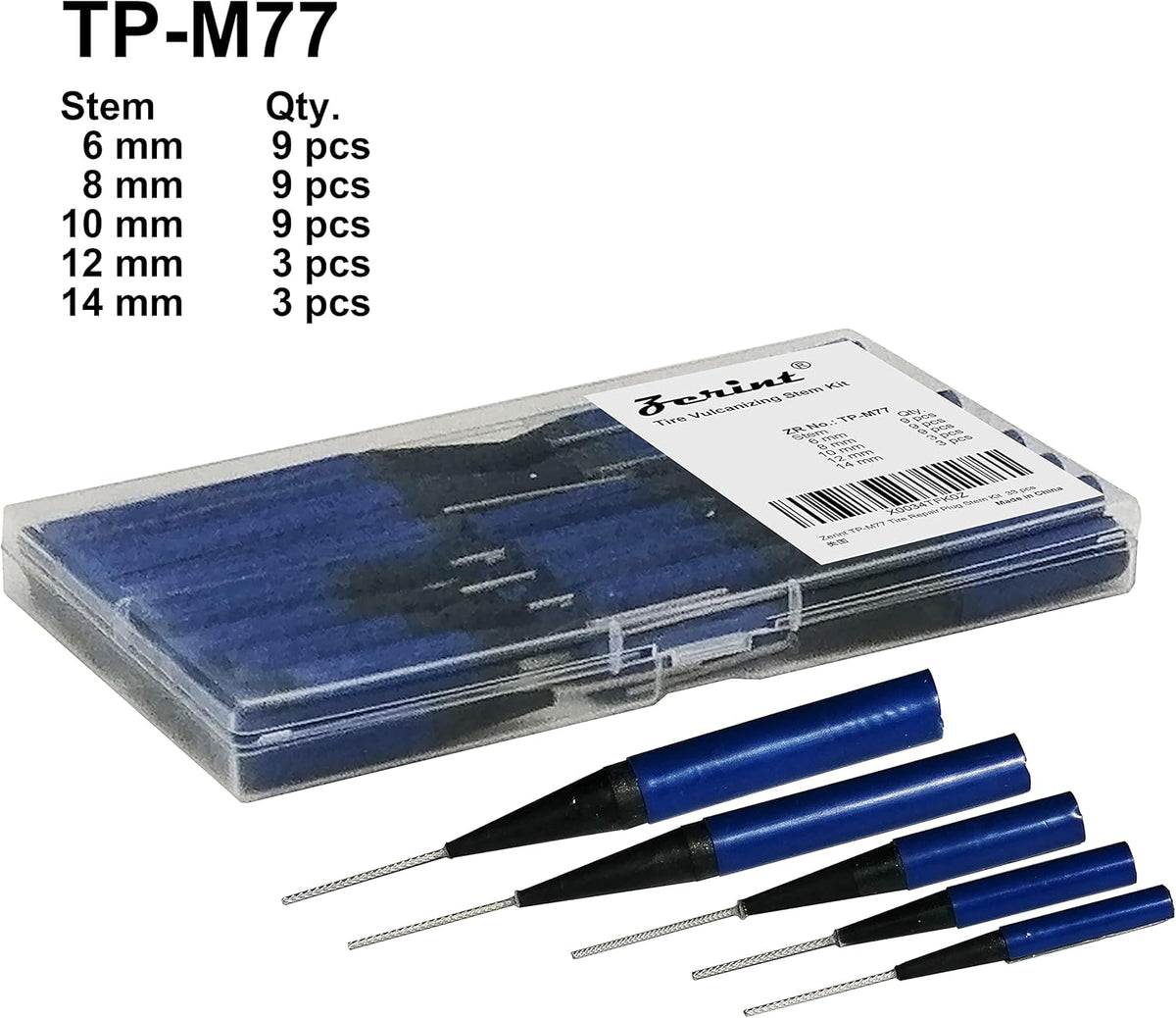 33 pcs Tire Repair Plug Stem Kit D220916