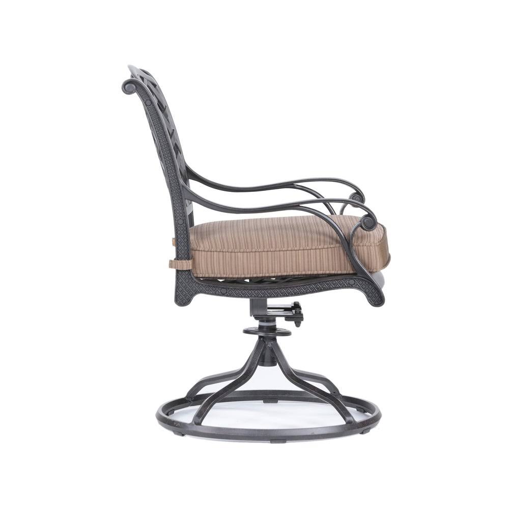Olefin Aluminum Dining Swivel Rocker with Cushion Set of 2 B139