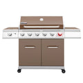 6-Burner Gas Grill with Sear Burner and Side Burner P33471