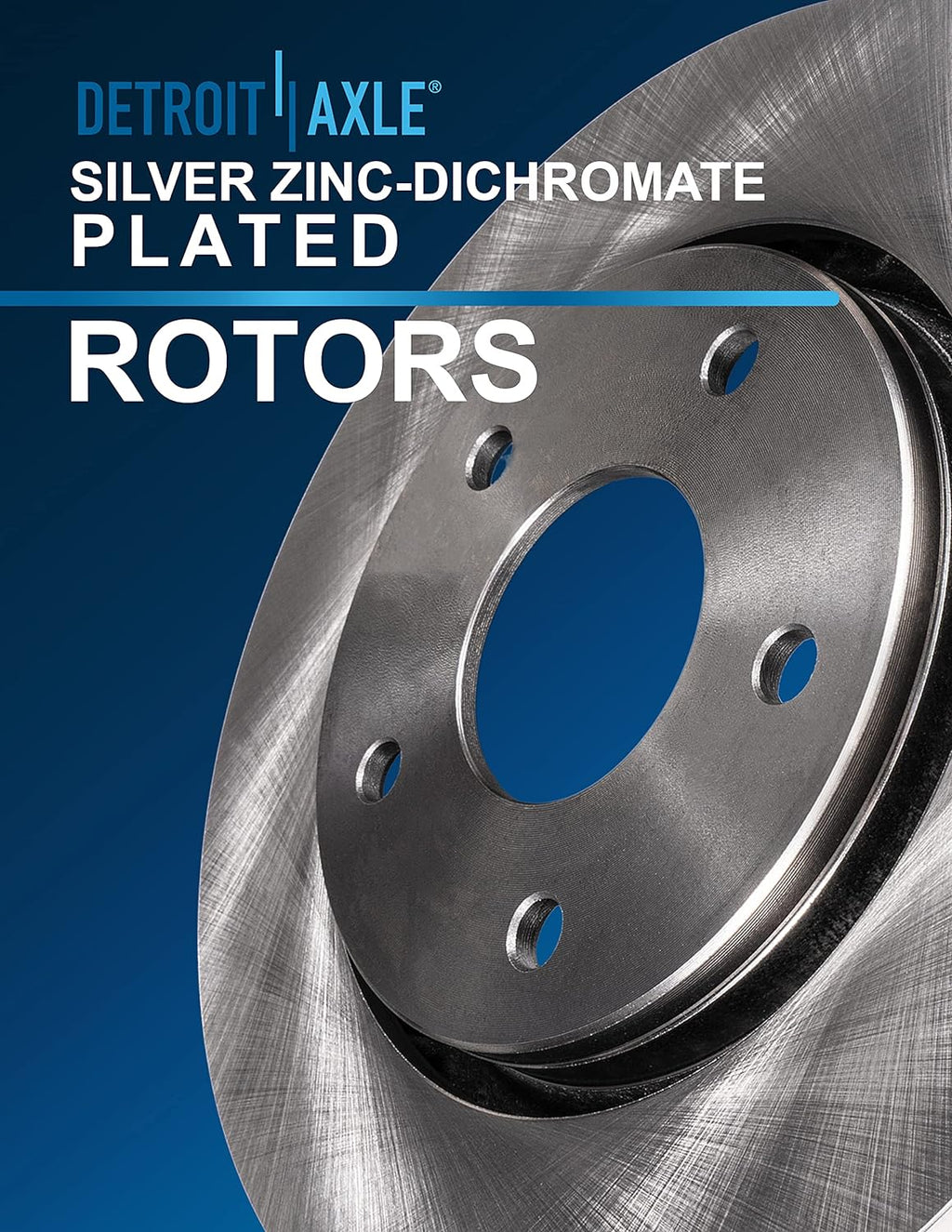 Front and Rear Disc Brake Rotors 4pc Set B6779