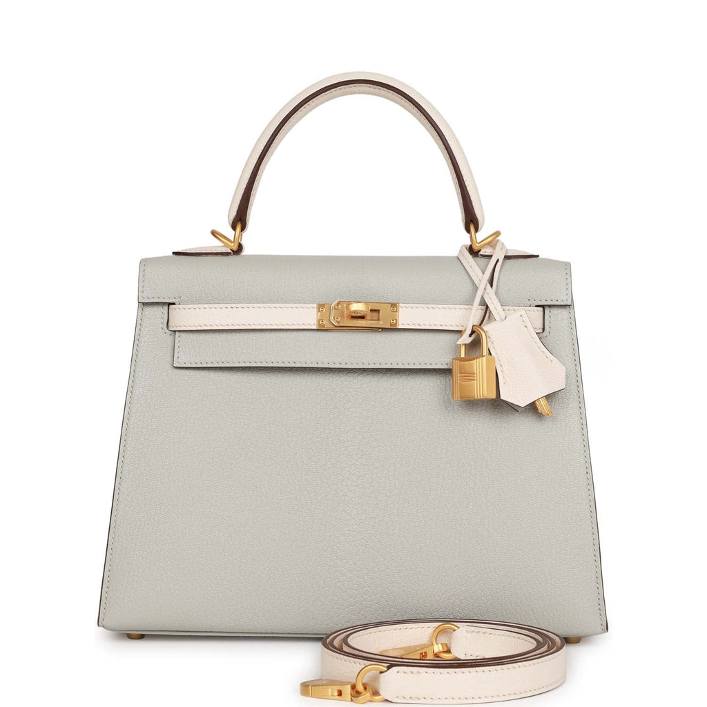 Kelly Sellier 25 Gris Perle and Nata Chevre T2758