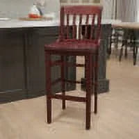 Mahogany Wood Barstool R45619