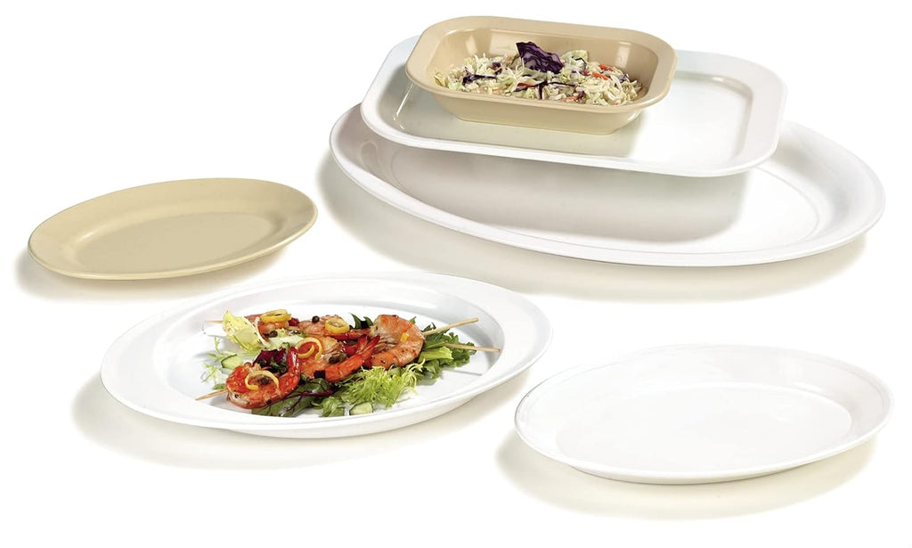 White Melamine Catering Platter L346115