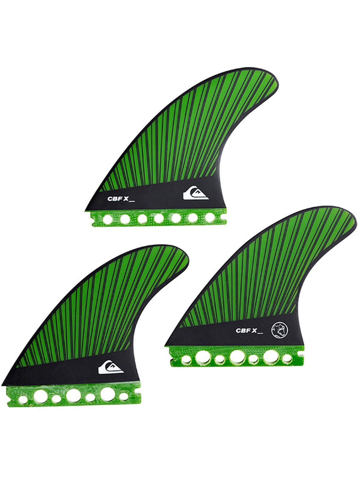 Green Surfboard Fin Set V949329