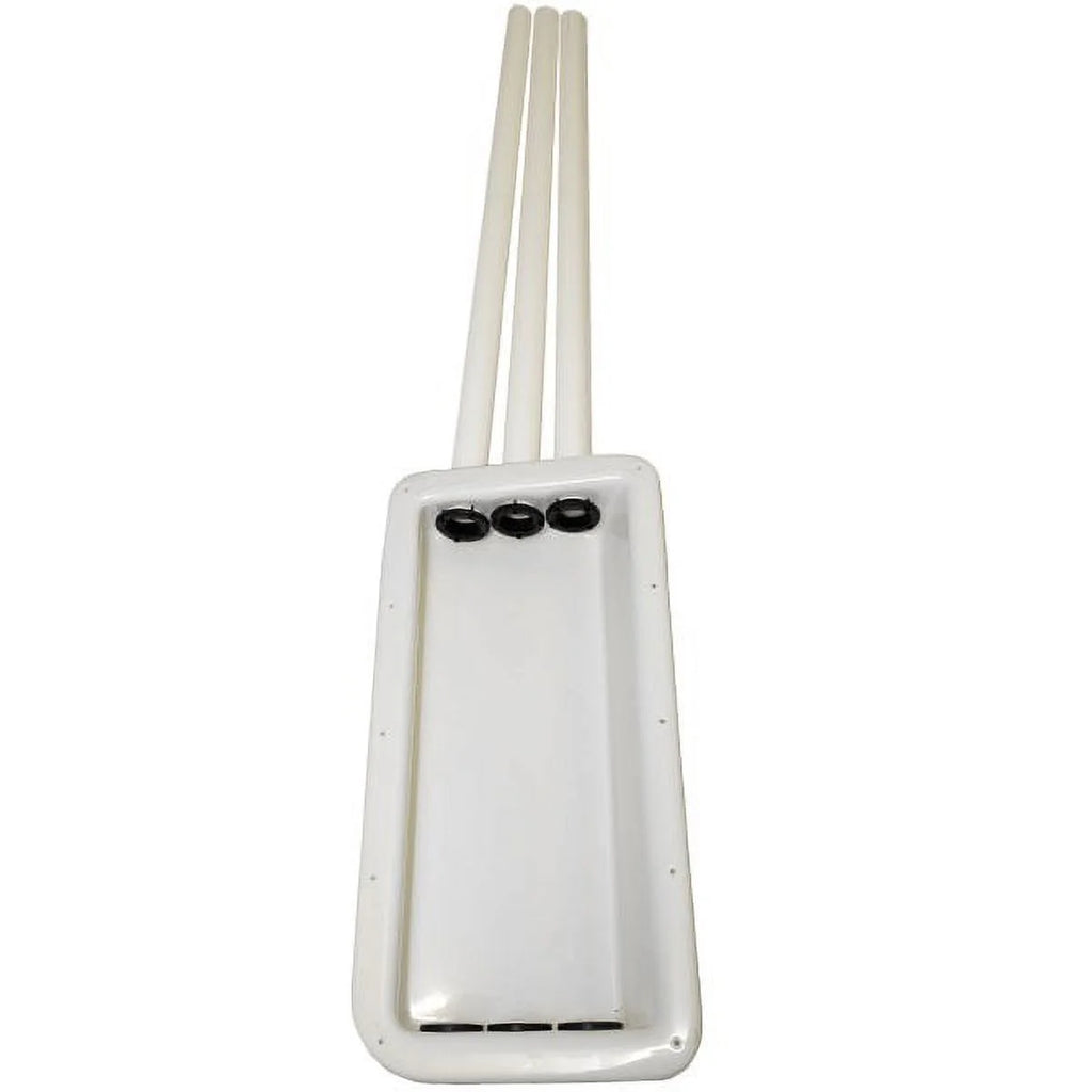 75 x 14 5/8 x 6 1/8 Inch White Boat Rod Holder Box W56696
