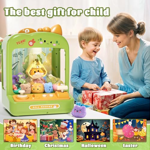 55 PCS Claw Machine with Lights Sound W404