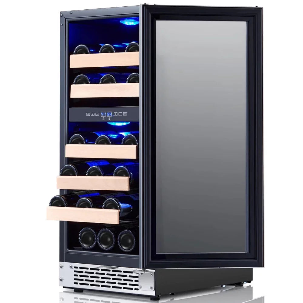15 Bottle Dual Zone Wine Cooler Refrigerator O46829