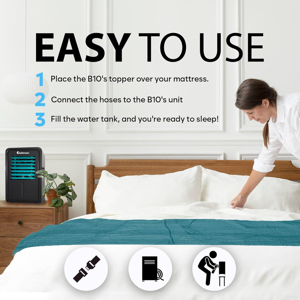 Bed Cooling System Cotton Mattress Cooling Bed Pad Twin E97648