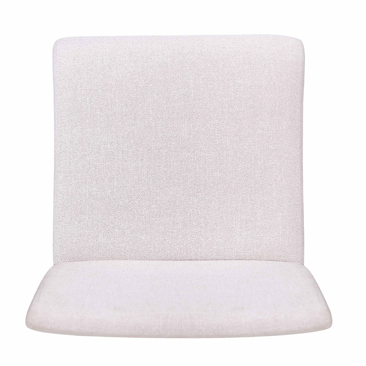 Set of 2 Light Beige Fabric Upholstered Dining Chairs V5521