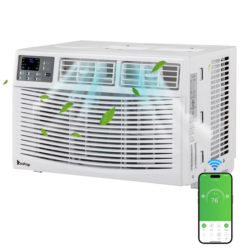 8000BTU 115V Window Air Conditioner with Remote Control F4771