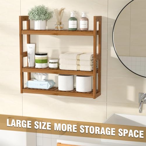 3 Tier Bamboo Bathroom Shelf P427255