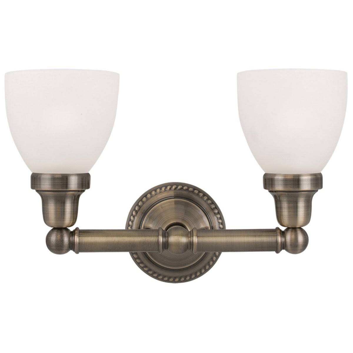 Chrome 2-Light Bath Light Q15349