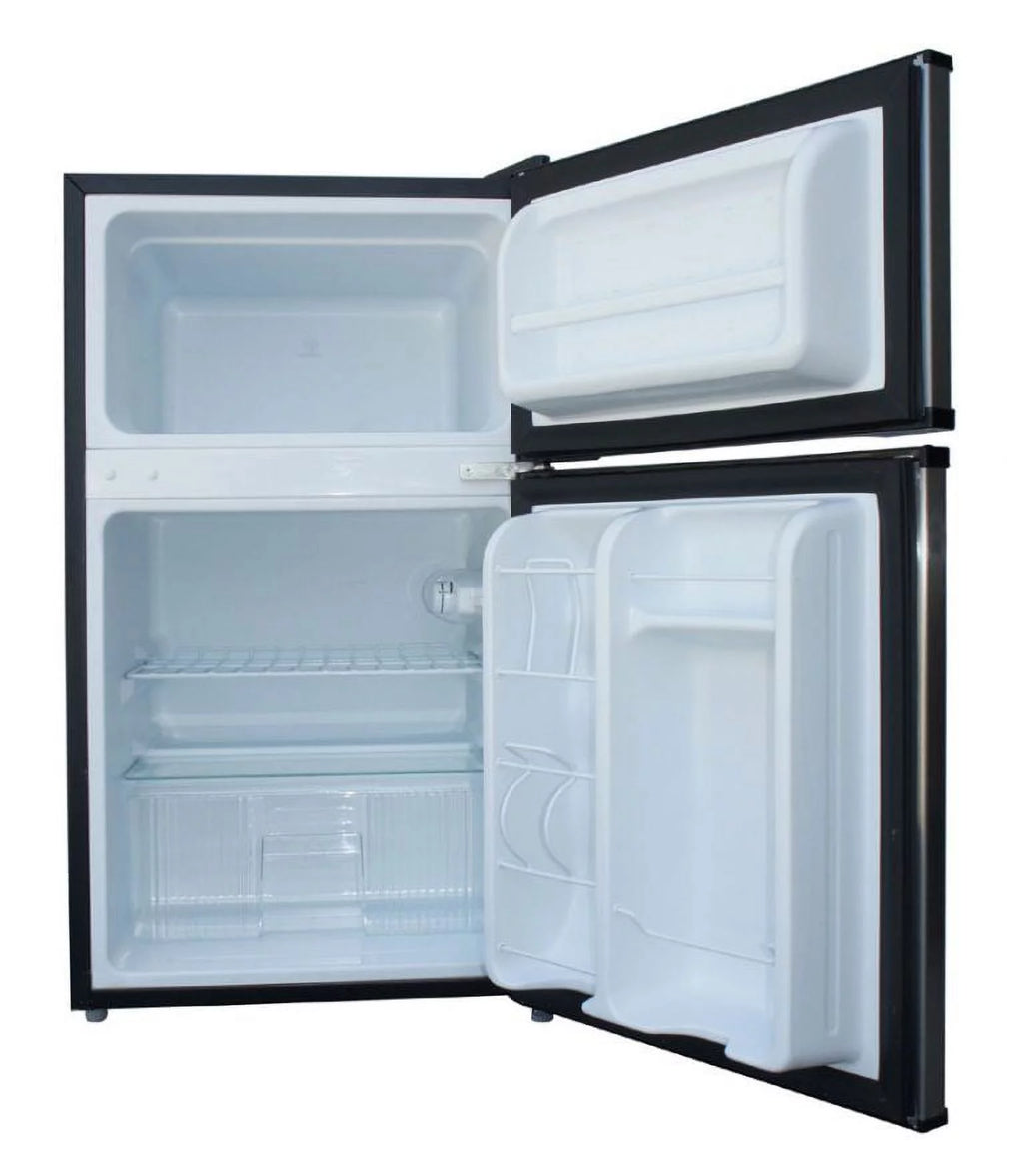 3.1 cu.ft. Double Door Stainless Steel Refrigerator O3257