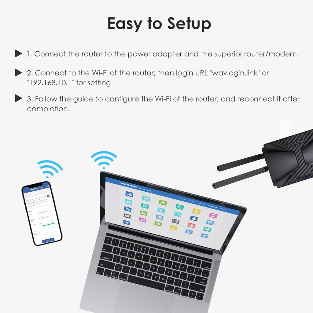 AX3000 Dual Band Gigabit WiFi 6 Router O3221