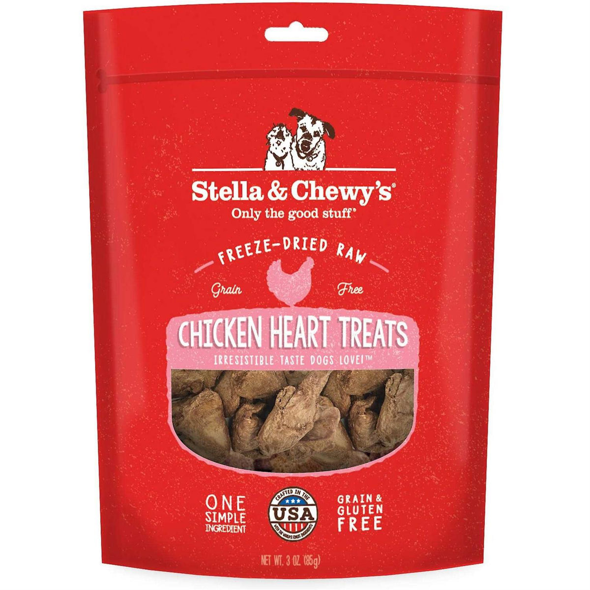 Chicken Hearts Freeze-Dried Dog Treats Y9414
