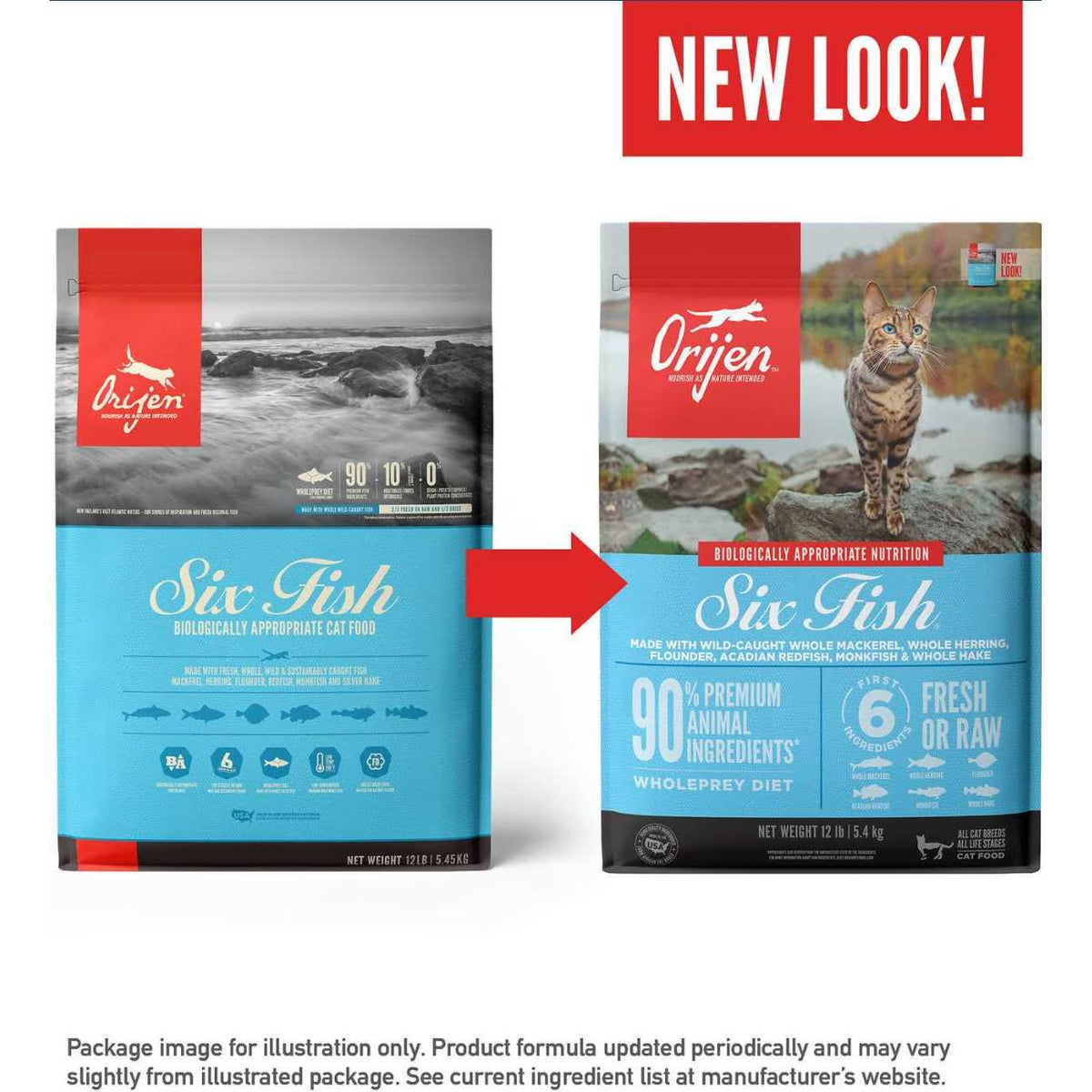 Six Fish Cat Dry Food Z286