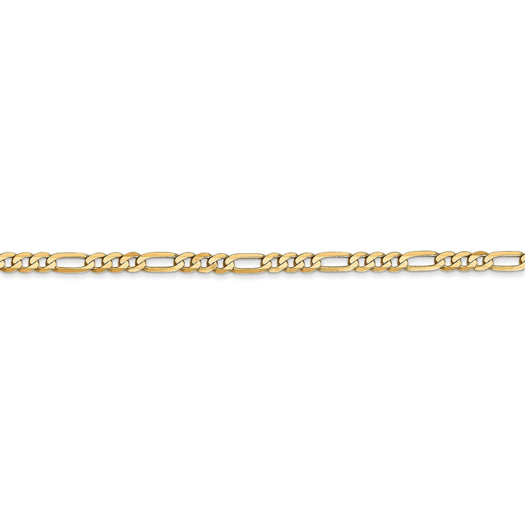 14k Yellow Gold 2.75mm Figaro Chain R8264