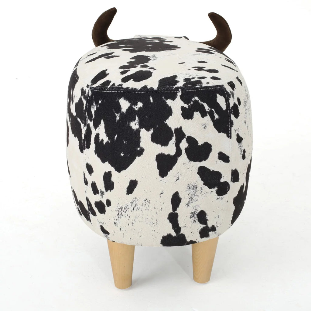 Velvet Cow Ottoman Y367