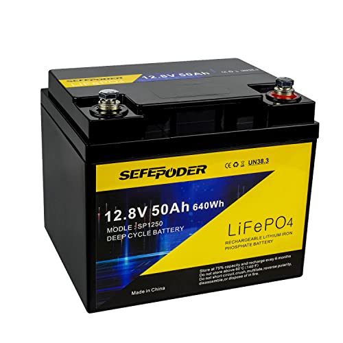 2 Pack 12V 15Ah LiFePO4 Deep Cycle Rechargeable Battery with 16A BMS M762