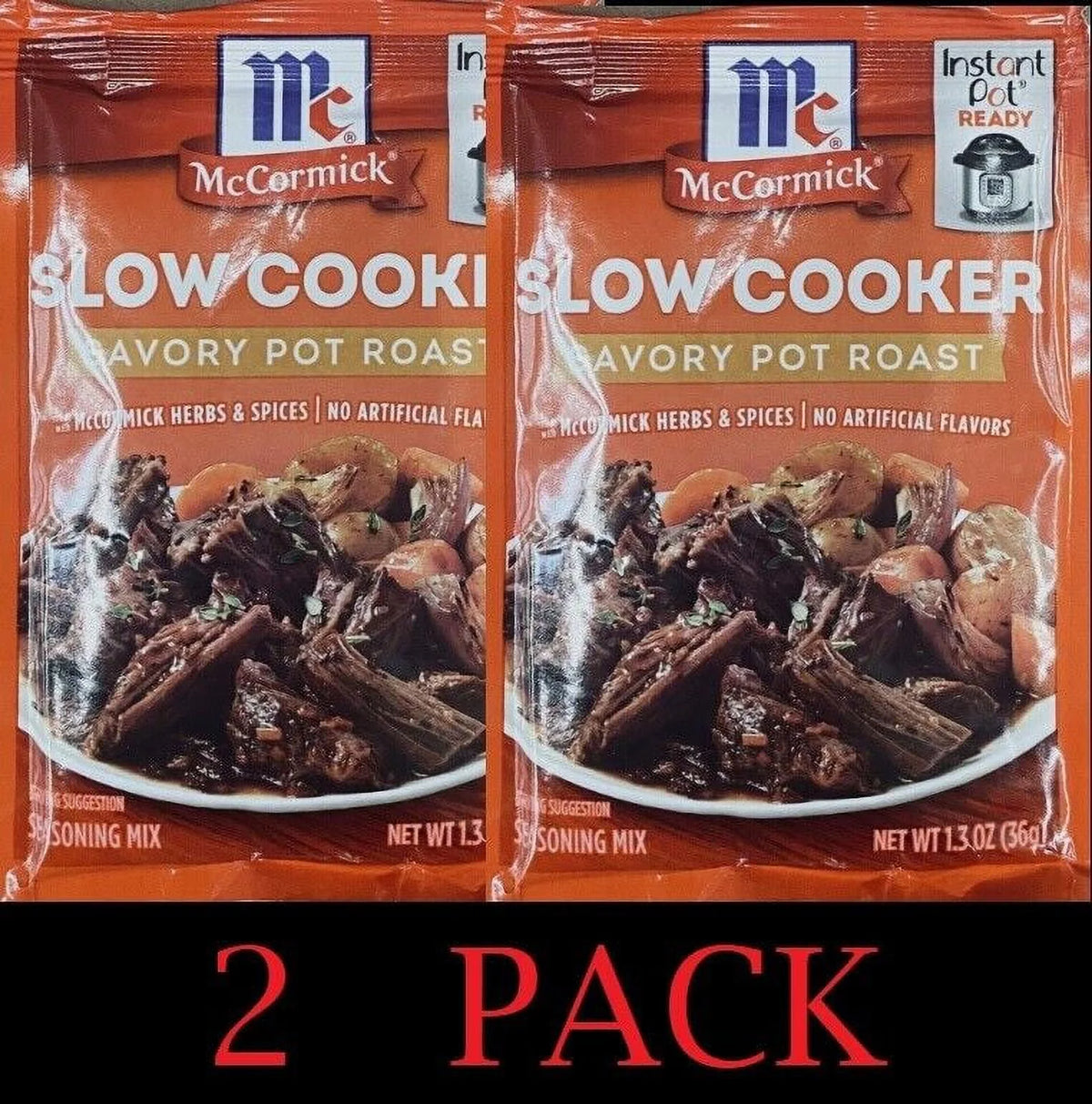 Slow Cooker Pot Roast Seasoning Mix 1.3oz 2 PACK W8338