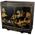 Red Slant Front Cabinet G201459