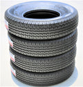 Set of 4 Trailer Radial Tires ST205/75R14 Load Range D 8-Ply E568