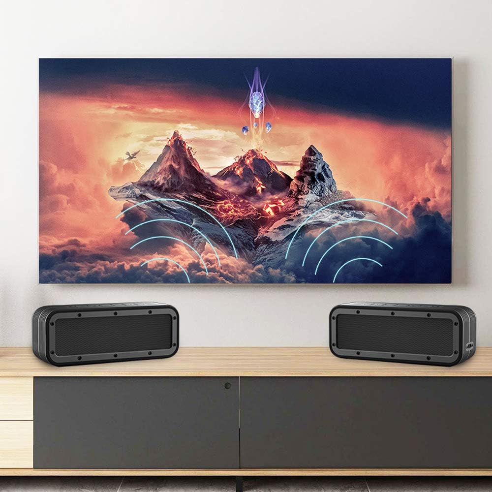 Black Portable IPX7 Waterproof Bluetooth Speaker Q292377