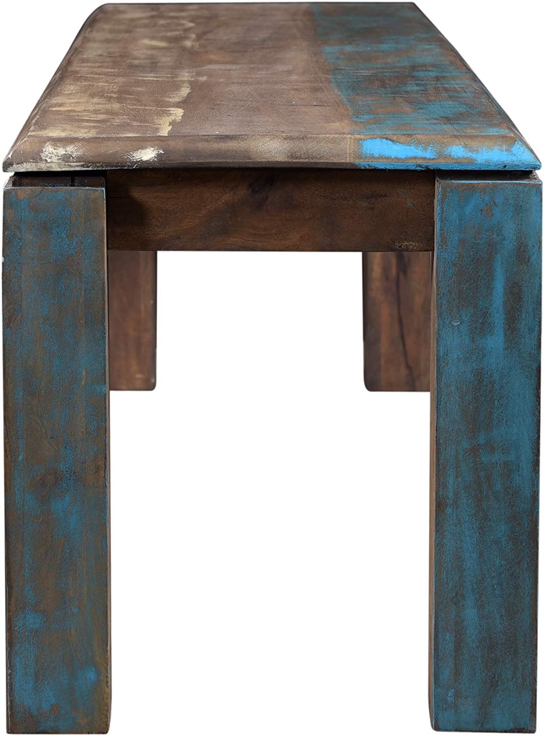 Brown Sheesham Wood Live Edge Bench S982392