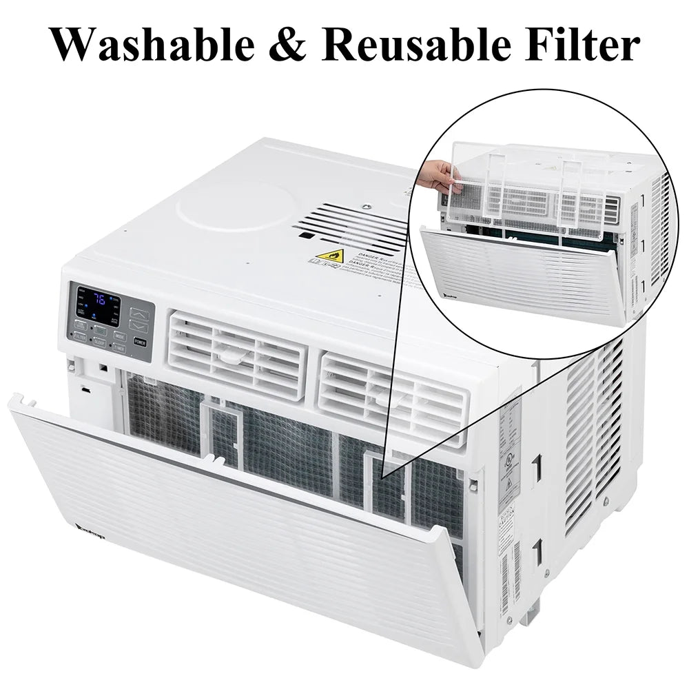 8000BTU 115V Window Air Conditioner with Remote Control F4771
