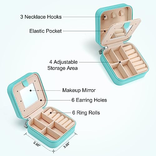 Pink Travel Jewelry Box Organizer K810461