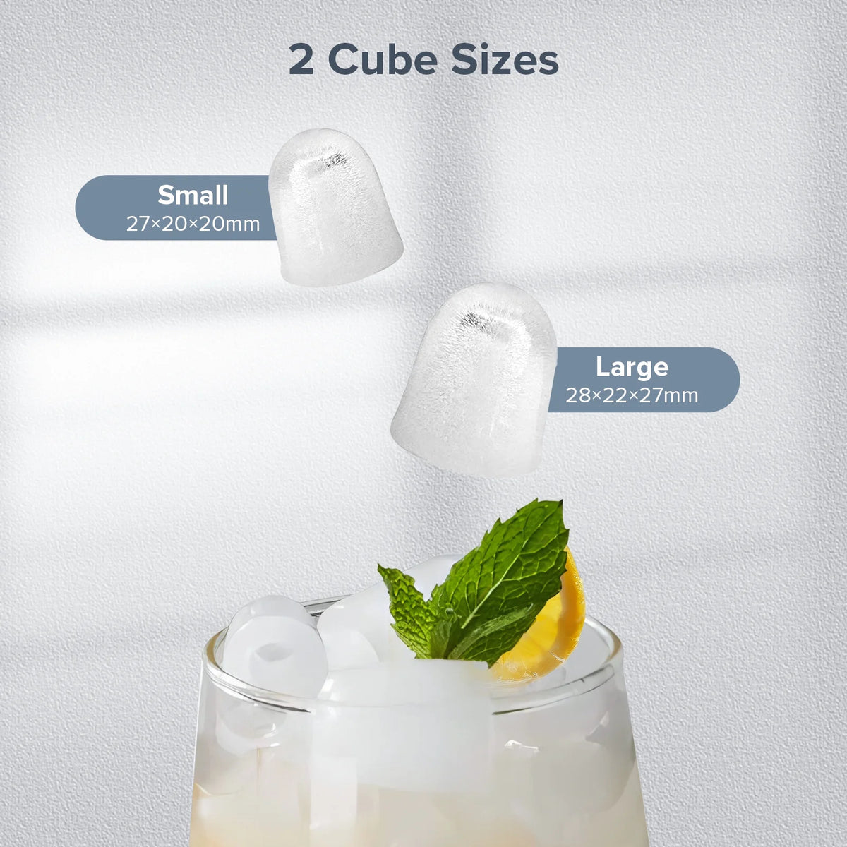 Countertop Portable Ice Maker Machine with Ice Scoop and Handle, Red W1197