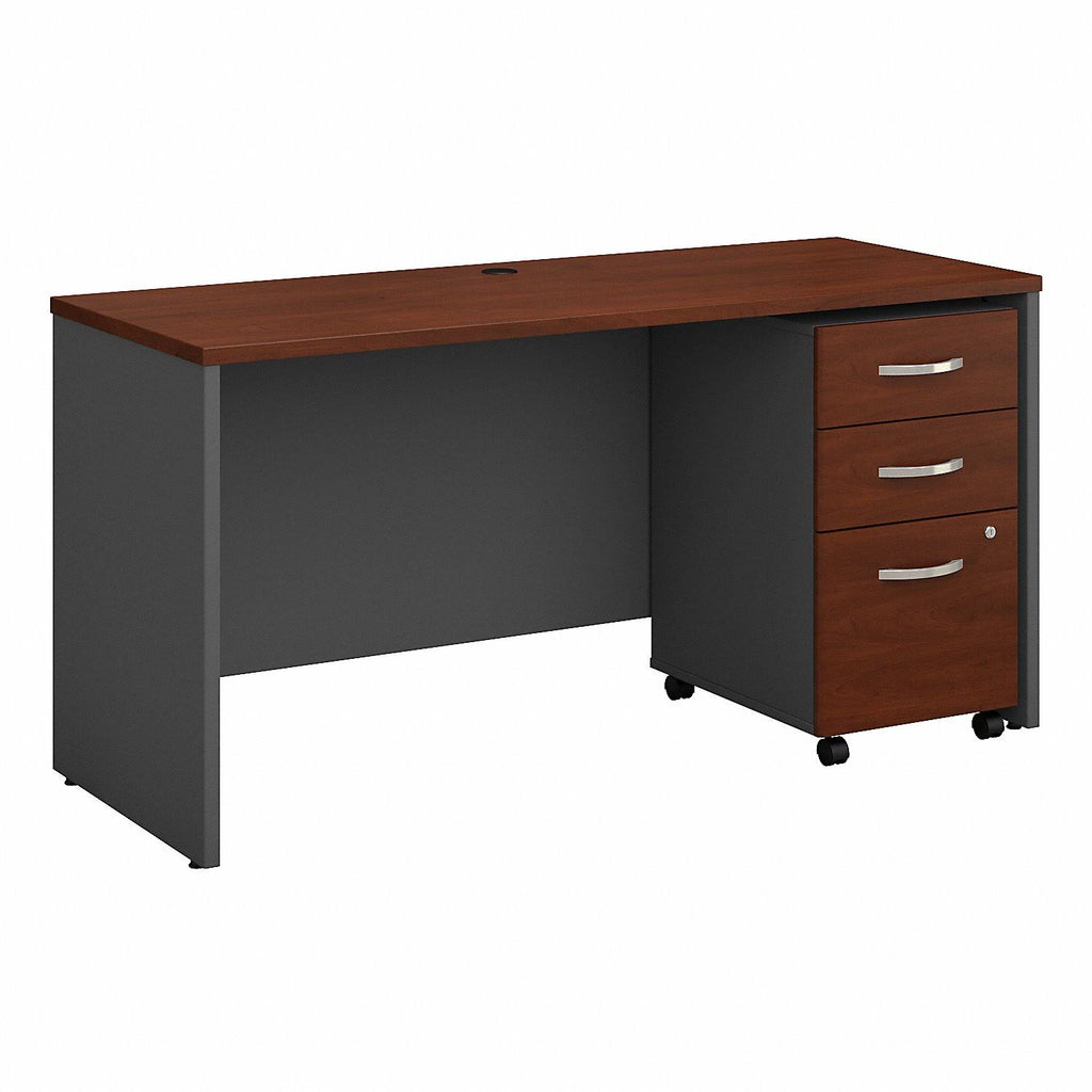 60W x 24d Office Desk with Mobile File Cabinet G6284