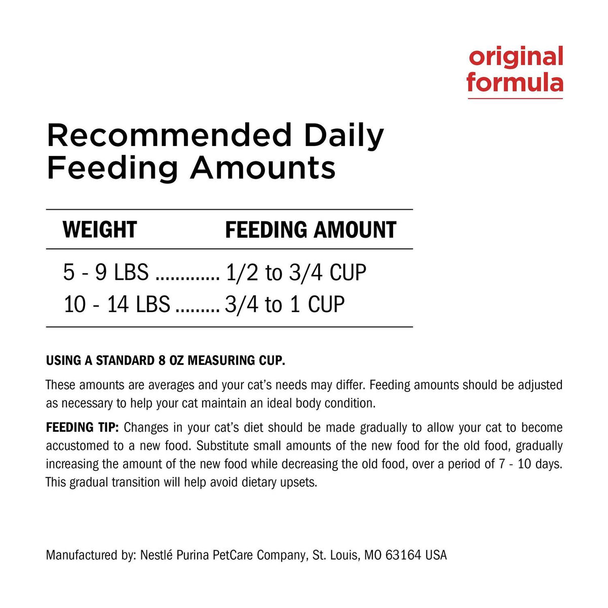 Naturals Original Dry Cat Food R48728