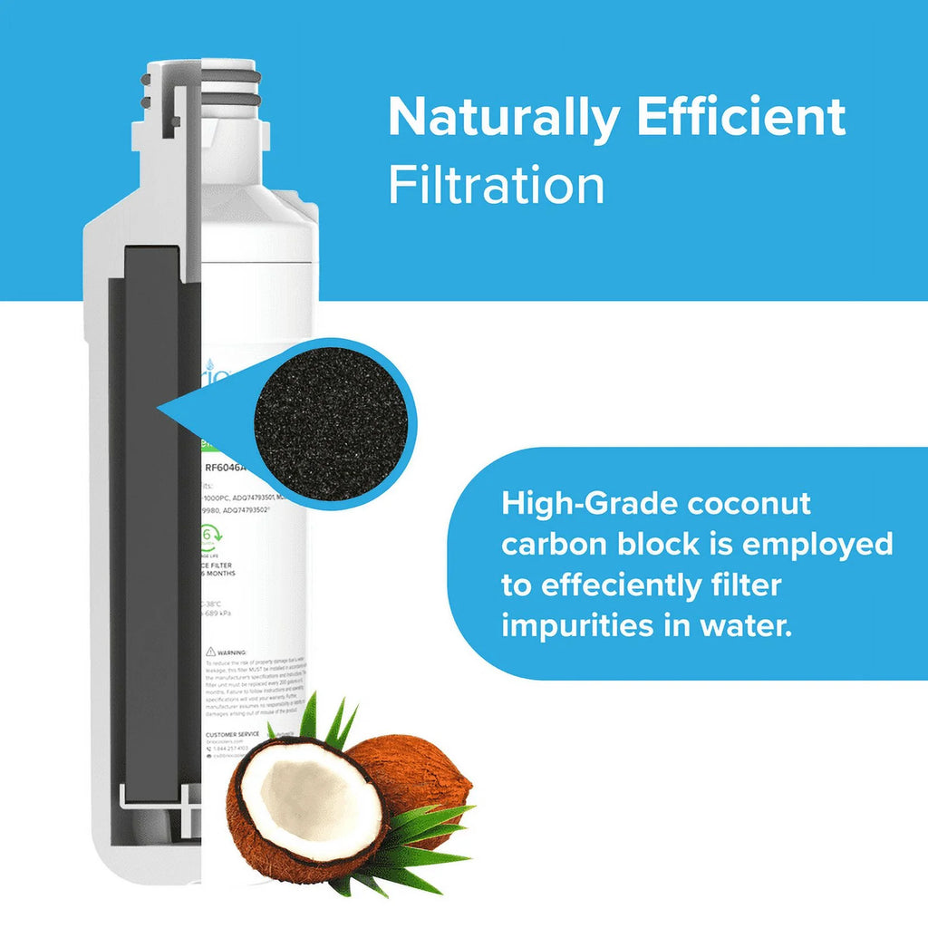 Refrigerator Water Filter Replacement 3 Pack E6422