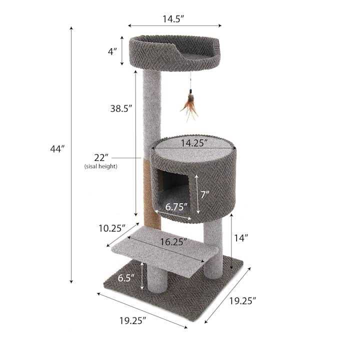 3-Level Cat Tree with Condo D311936