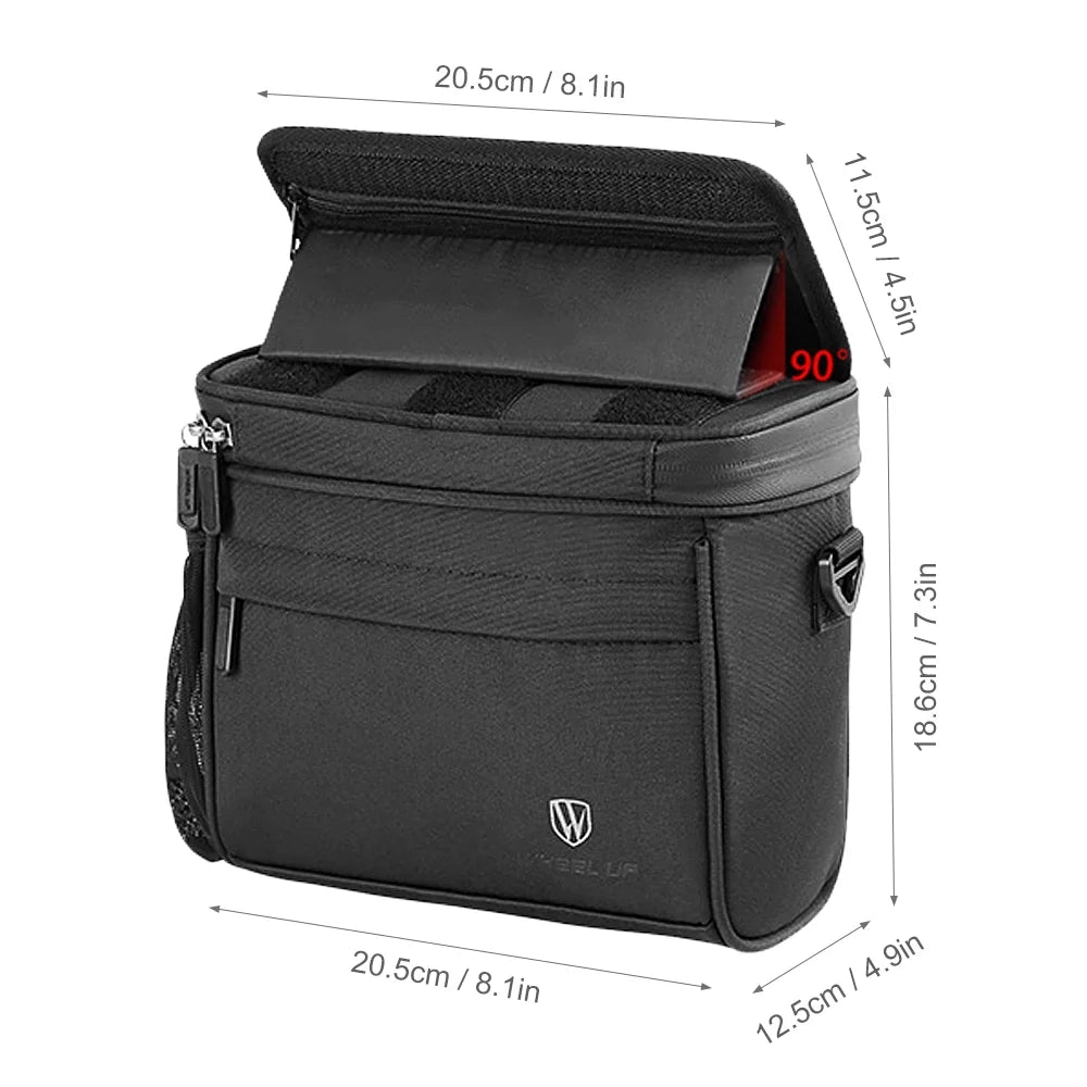 Touch Screen Bike Front Frame Bag Waterproof Phone Holder EVA Handlebar Bag M69393