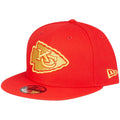 Kansas City Chiefs Red Gold Snapback Cap Y290