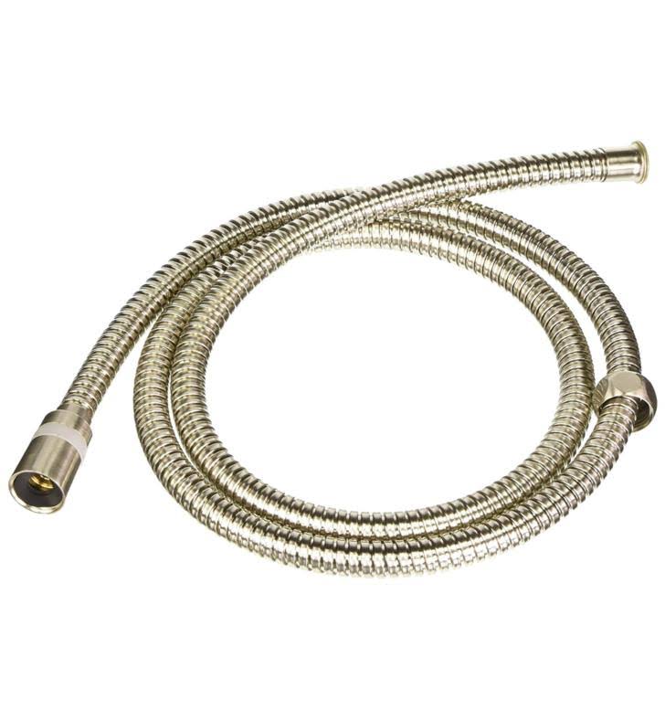 60x22 Swivel Double Spiral Brass Hose Satin Nickel J2679