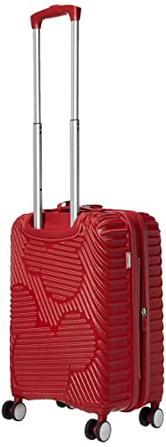 Red Carry-On 20-Inch Hardside Expandable Luggage with Spinner Wheels N808