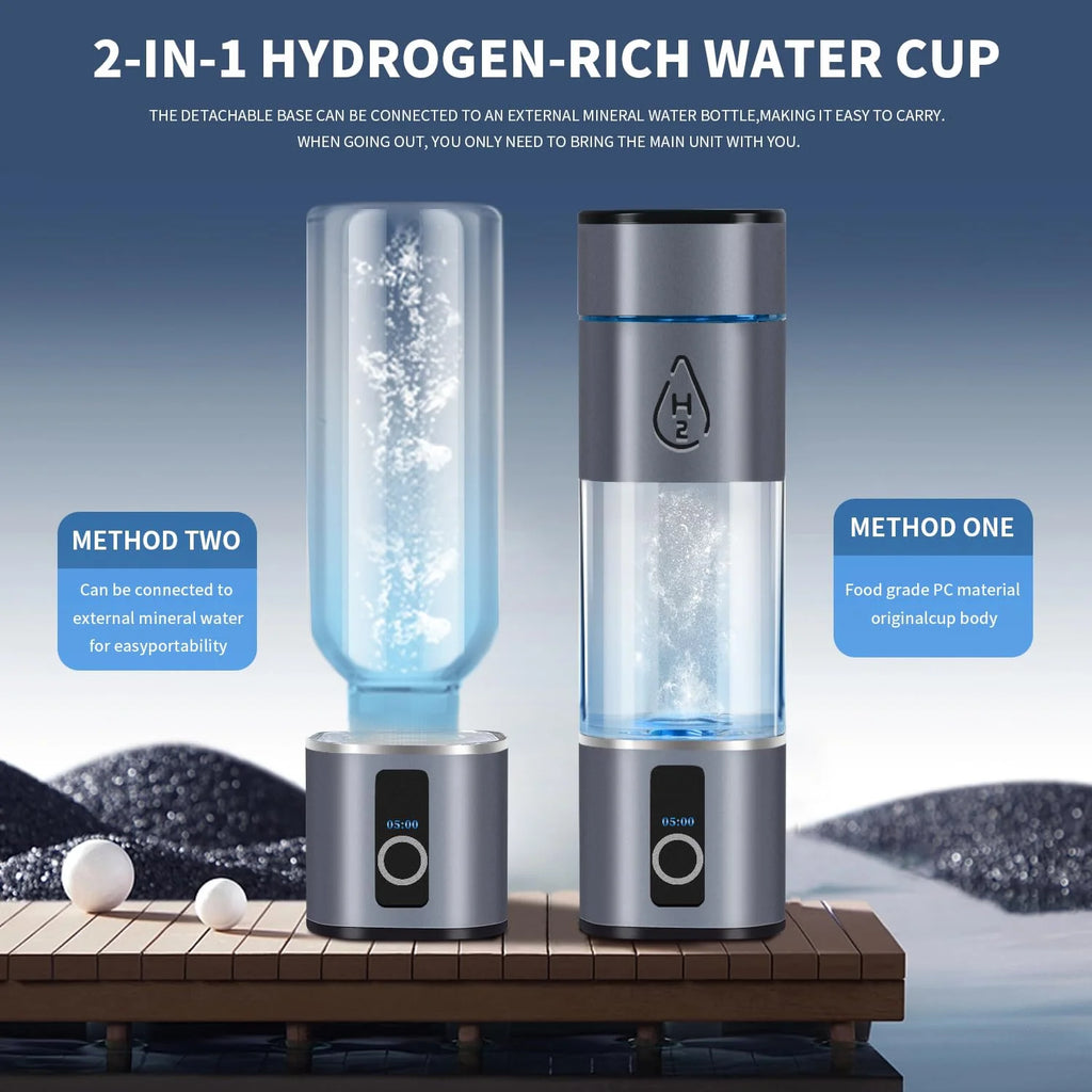 Hydrogen Water Bottle with LED Display J110481