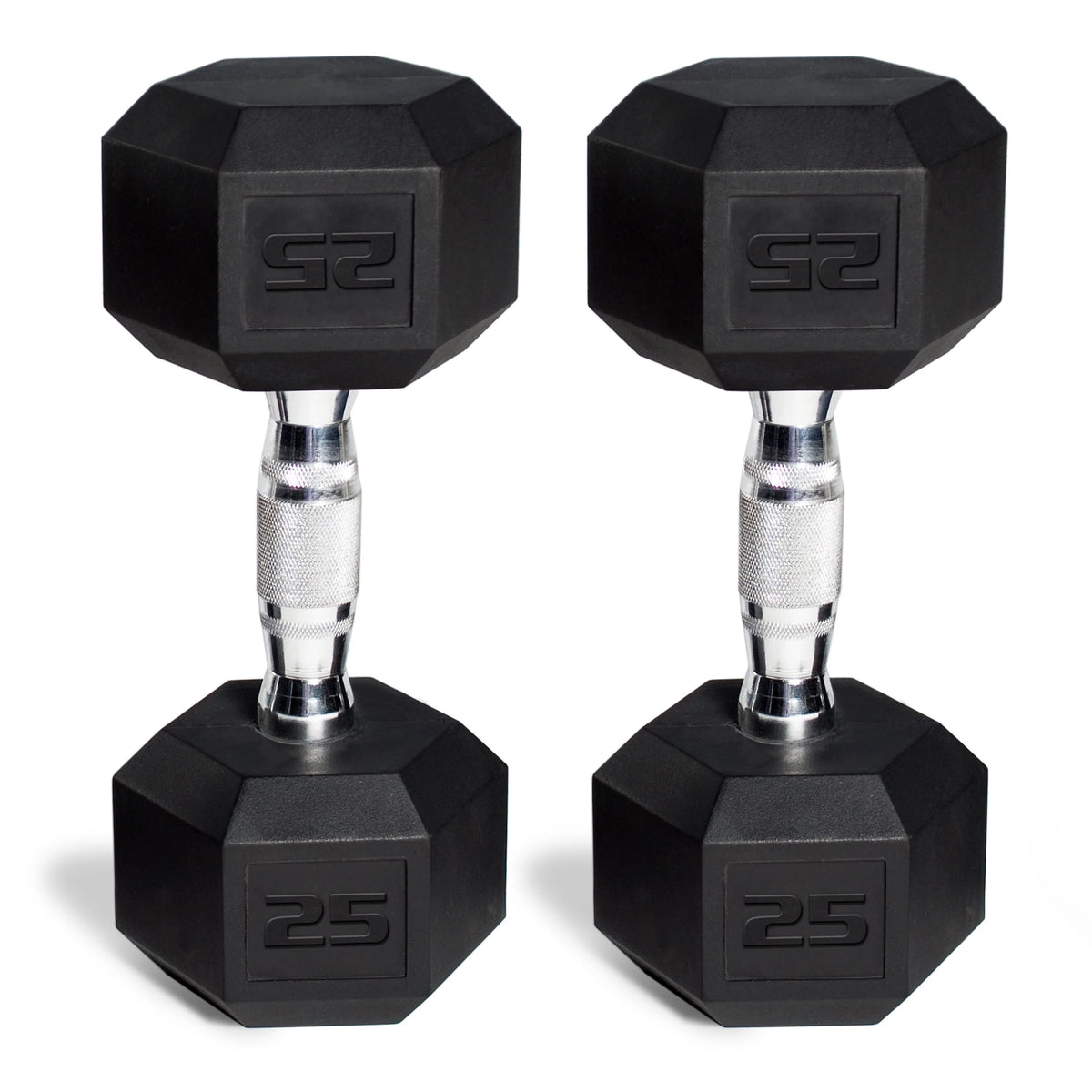 150lb Rubber Hex Dumbbell Set I77814