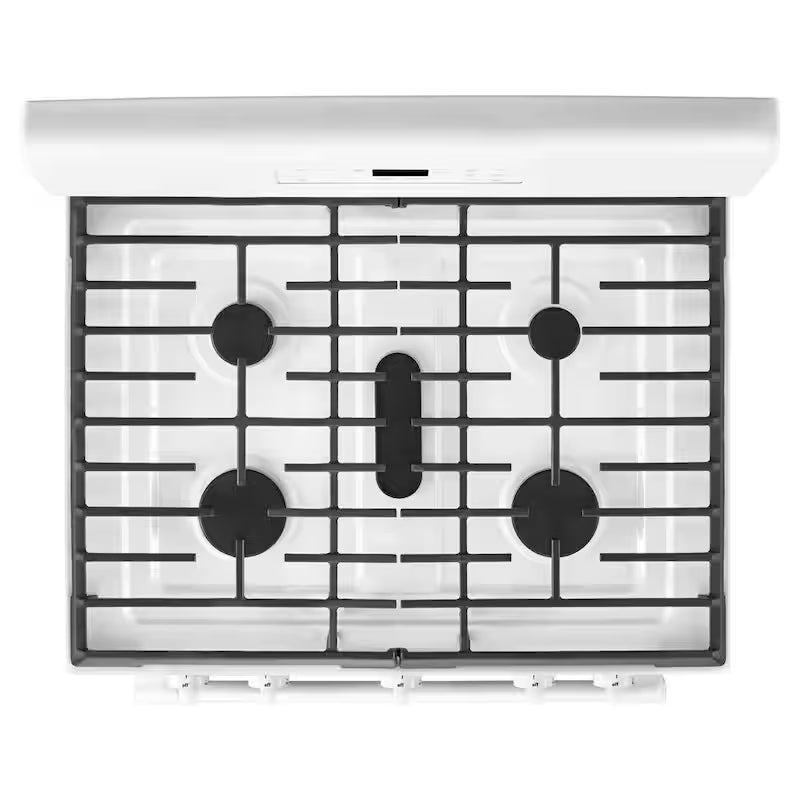 5.0 cu. ft. Gas Range with 5th Oval Burner in White T88001